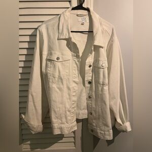 White denim jacket